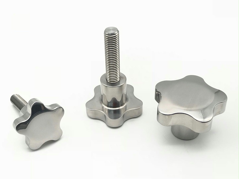 歐拓生產不銹鋼梅花把手,不銹鋼304星型把手